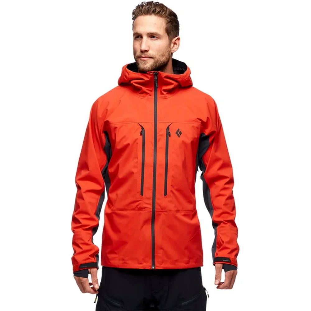 Black Diamond Dawn Patrol Hybrid Shell Jacket Mens Med Hoodie Performance $365 - Picture 1 of 5